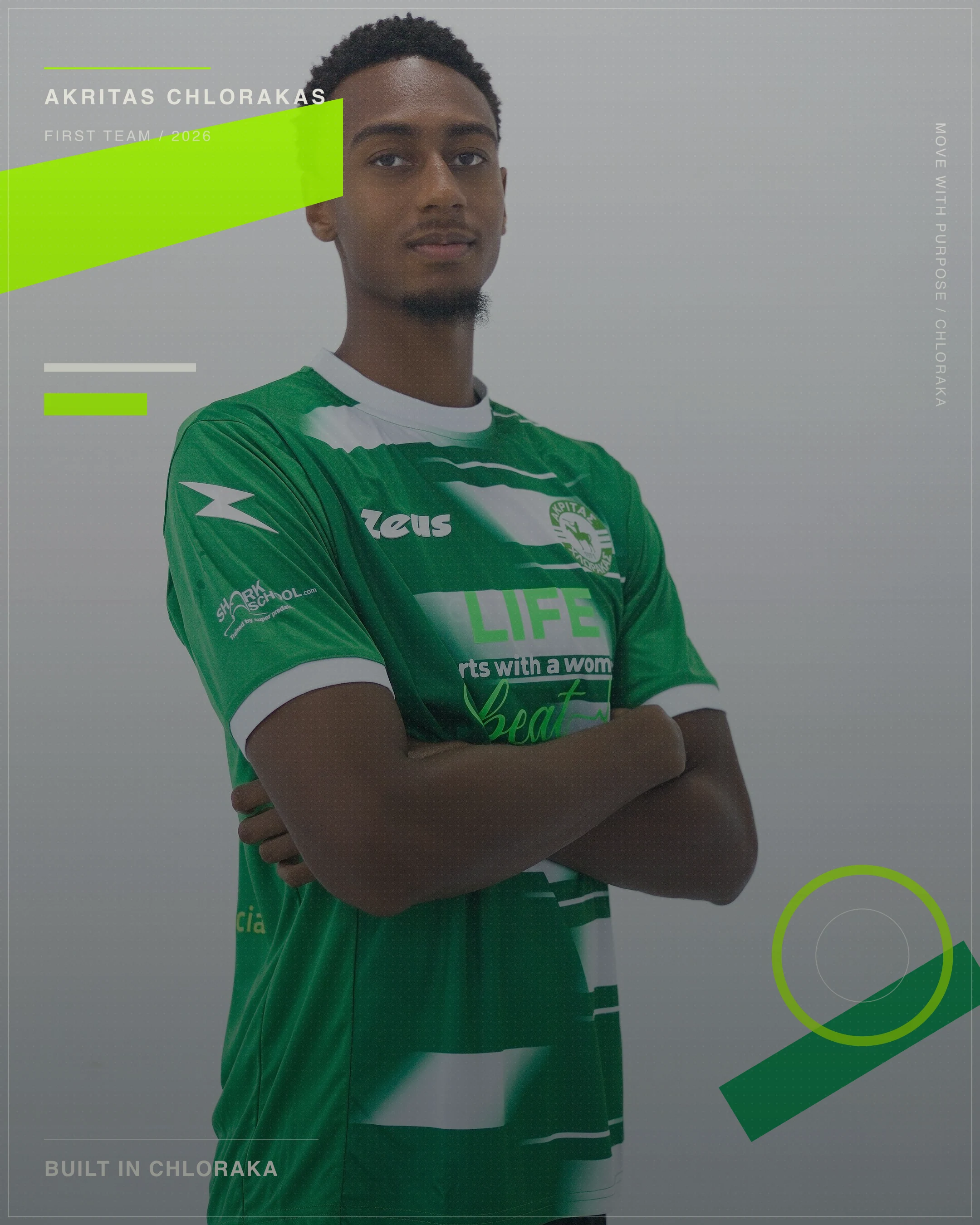 Hamed Drame in official Akritas player hero artwork